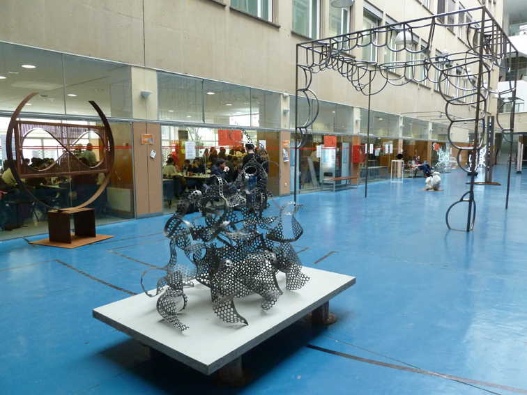 Muestra de esculturas en ETSAM